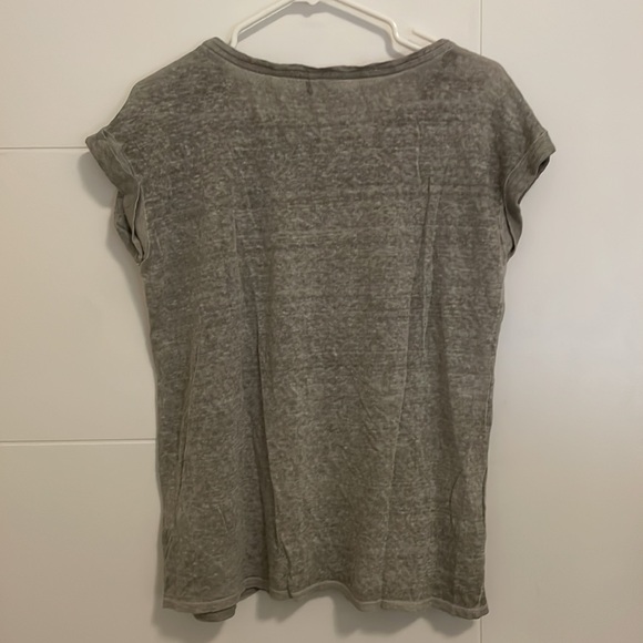 Akemi Kin (Anthro) Lattice Linen Stripe Tee - Picture 6 of 10